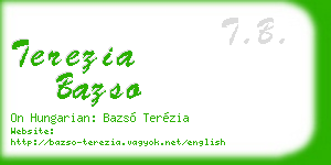 terezia bazso business card