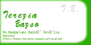 terezia bazso business card